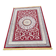 Persian rug burgundy cashmere wool 155x230cm