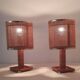 Pair of bedside lamps