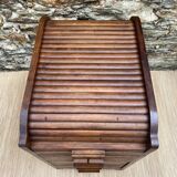 Office furniture, wooden sliding curtain filing cabinet