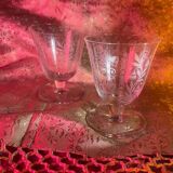 4 Verres en Cristal de Baccarat - Modèle Argentina