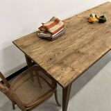 1950s farmhouse table in oak and pine