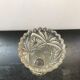 Old vase glass moulded decor vintage stars
