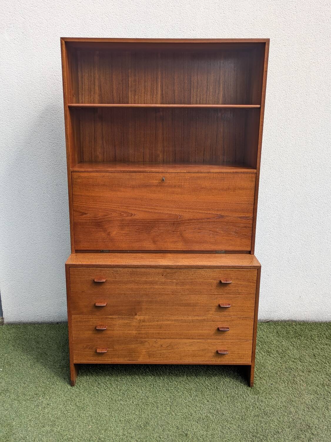 Wegner modular secretary library (RY Møbler) teak 50s