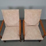 Pair of TON Mid-Century Modern Armchairs, Czechoslovakia, 1970s