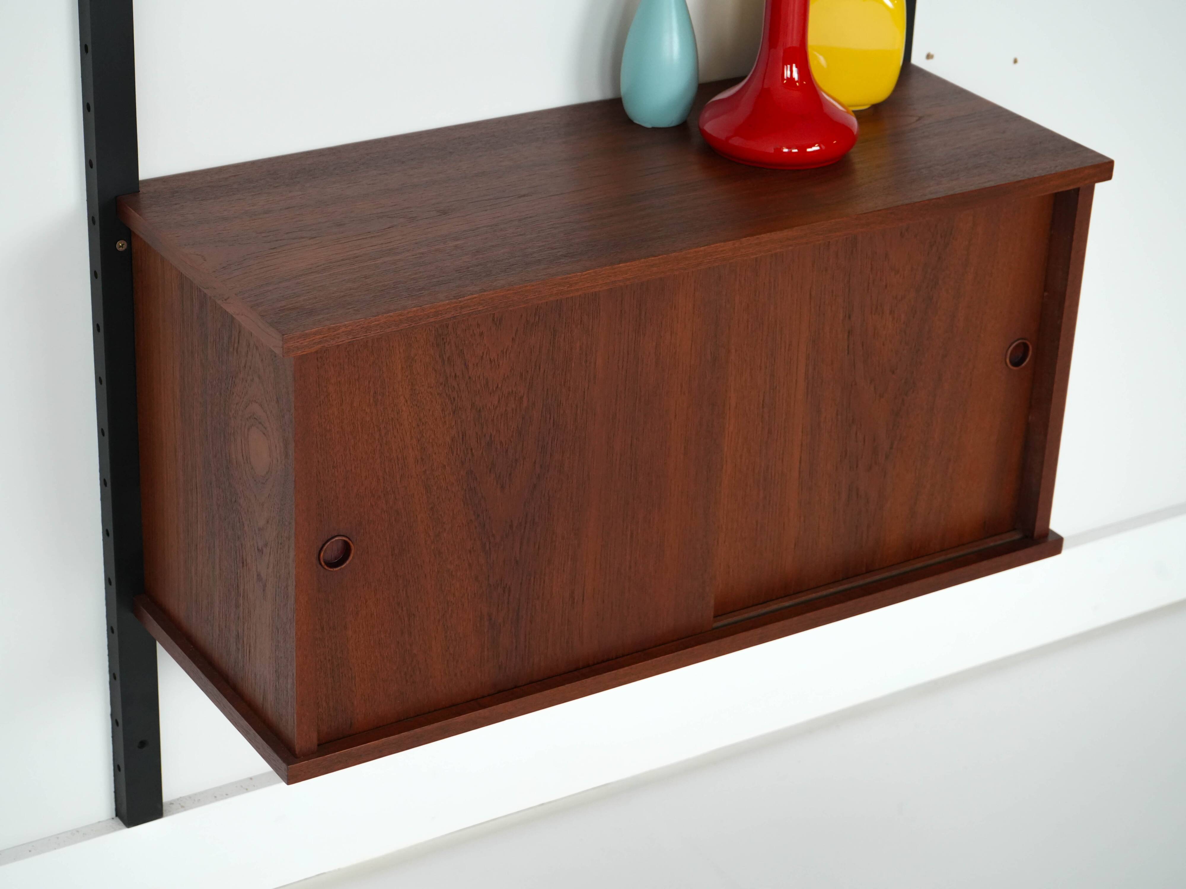 Teak shelving unit, Danish design, 1960s, production: Denmark