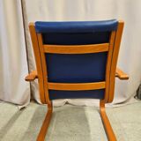 Scandinavian bentwood armchair by Yngve Ekstorm