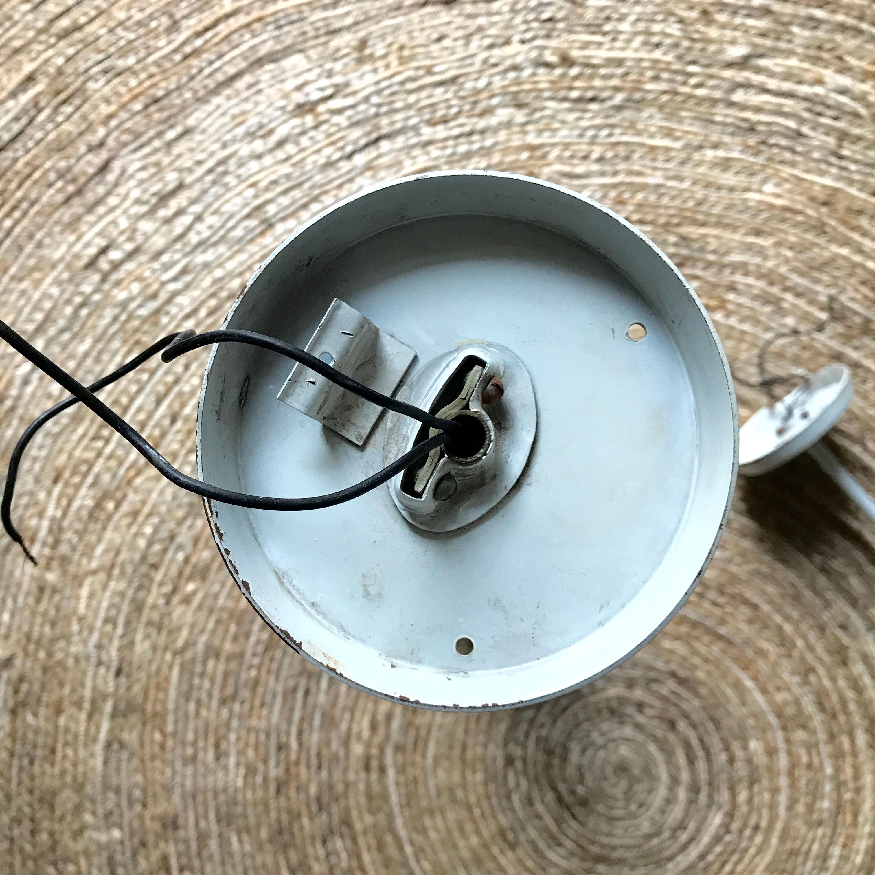 White metal wall sconces