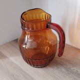 Amber Glass Jug