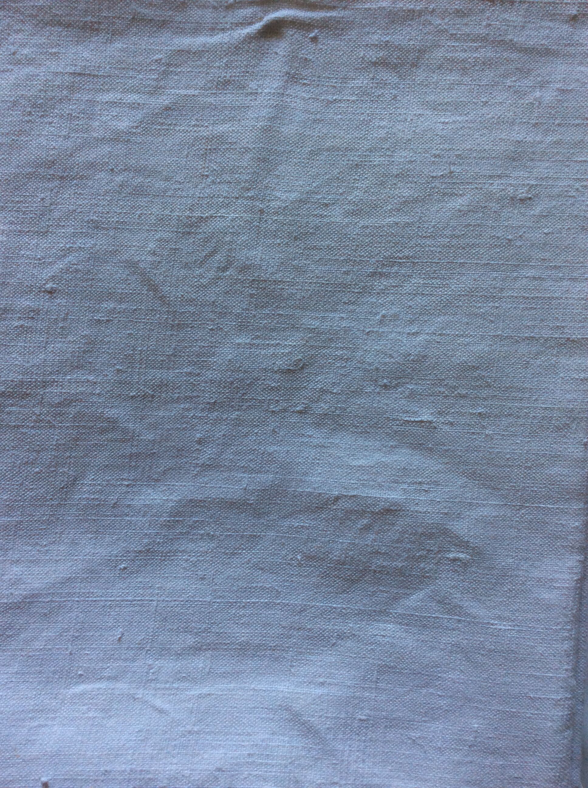 Old country sheet in large linen canvas