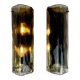 Murano & Brass Wall Lamps by J.T. Kalmar, Austria, 1960s