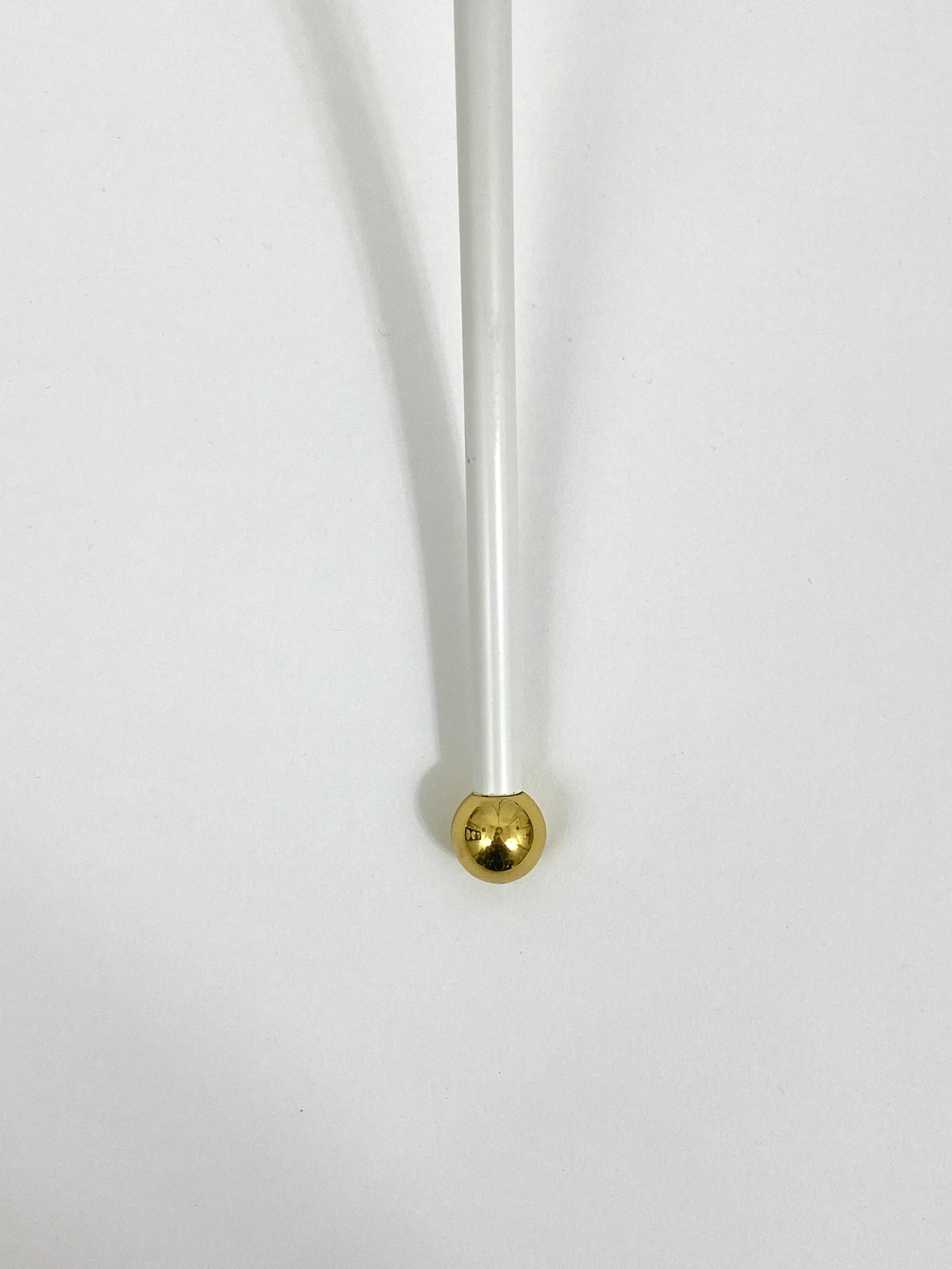 Josef Frank x J.T. Kalmar (House & Garden) Tripod floor lamp in white brass #2057