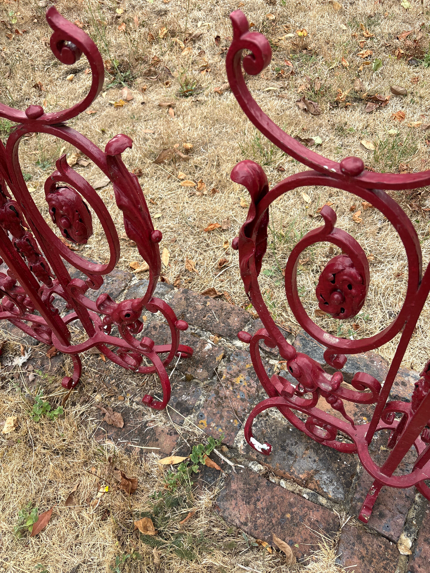 2 wrought iron doors