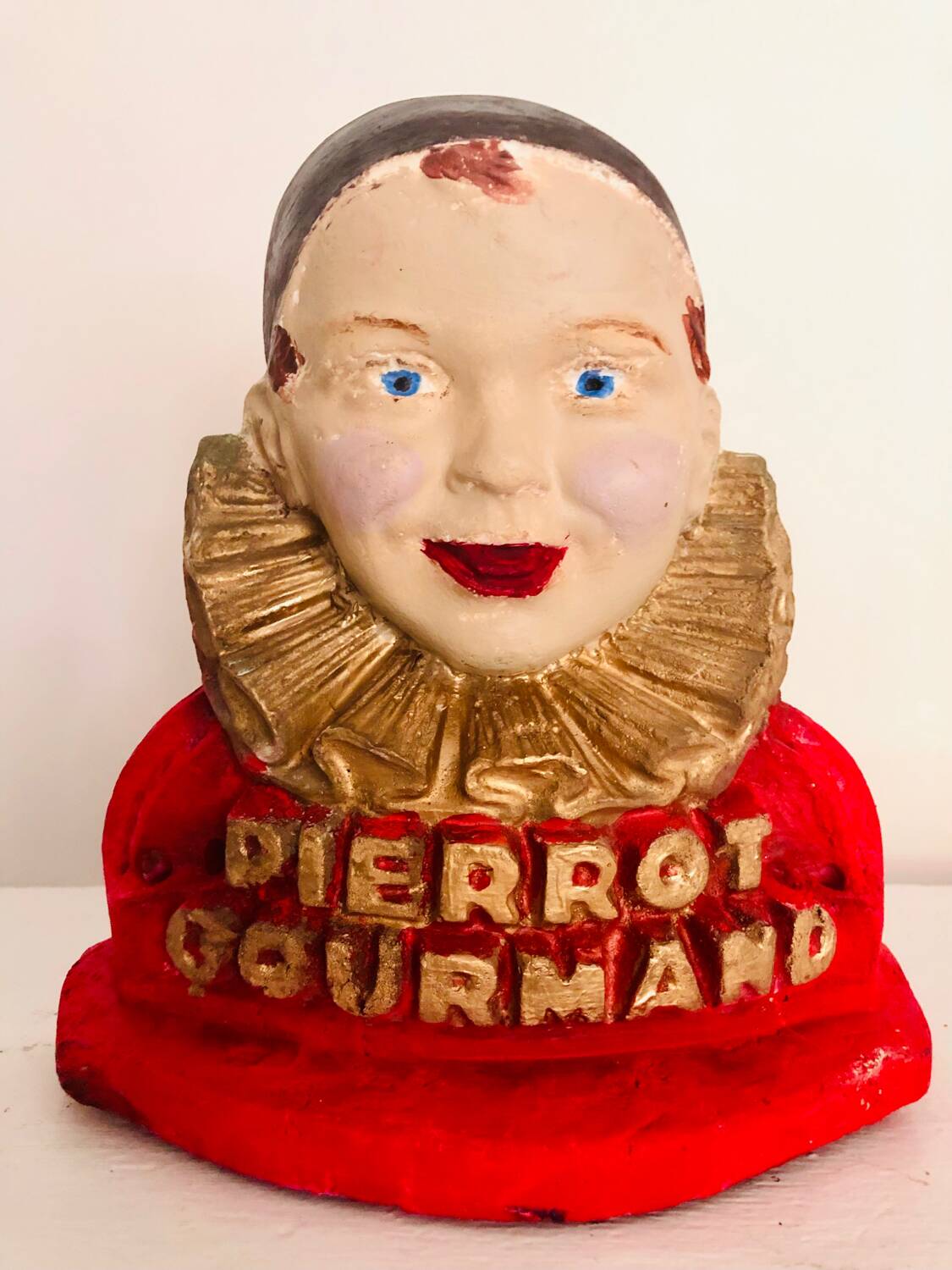 Pierrot gourmand lollipop holder old vintage