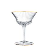 Saint Louis apollo crystal glasses with Gold thread