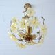 Lustre fleurs vintage 1960s