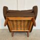 Vintage retro Danish mid-century G. Thams club chair in brown leather 60s