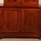 small two-body solid mahogany desk from the early 19th century with writing surface