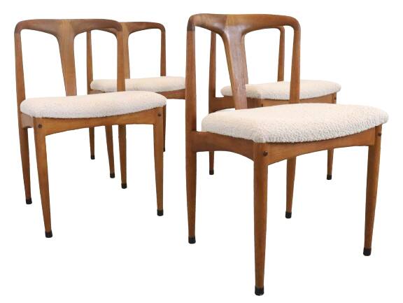 Set van 4 Johannes Anders voor Uldum Juliane stoelen 'Dyrepark'