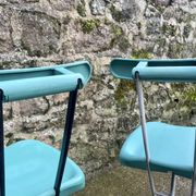 Set of 2 folding chairs Rondine by Toshiyuki Kita for Magis Italy.