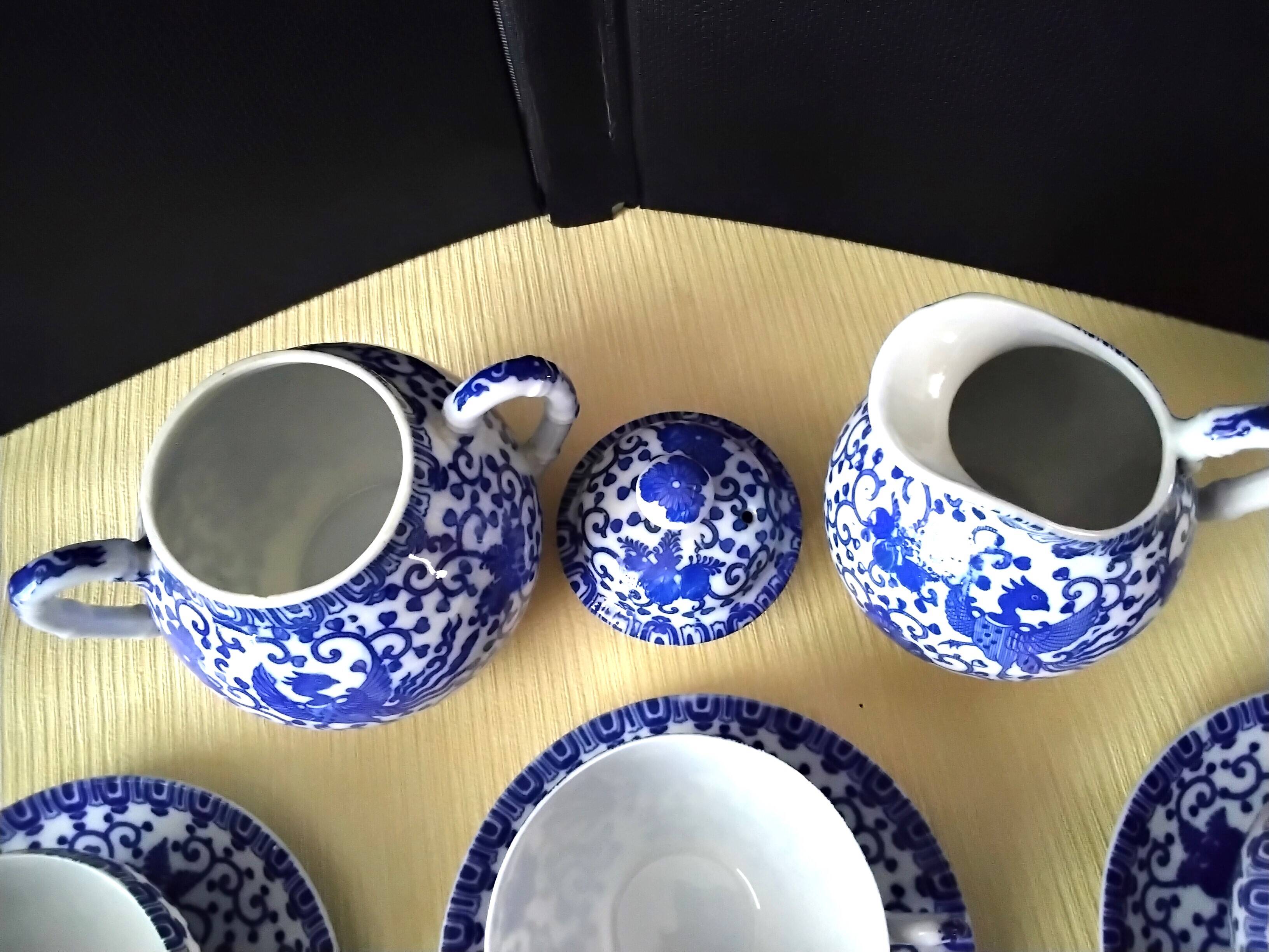 Japanese porcelain tea or coffee service, Phoebus model