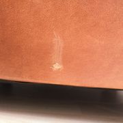 Tawny vintage leather club chair