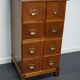 Vintage apothecary furniture in oak, Germany, 1940s