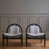 Pair of Baumann armchairs
