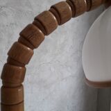 Wooden floor lamp, dutch design by steinhauer