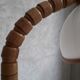 Lampadaire en bois, design hollandais par steinhauer