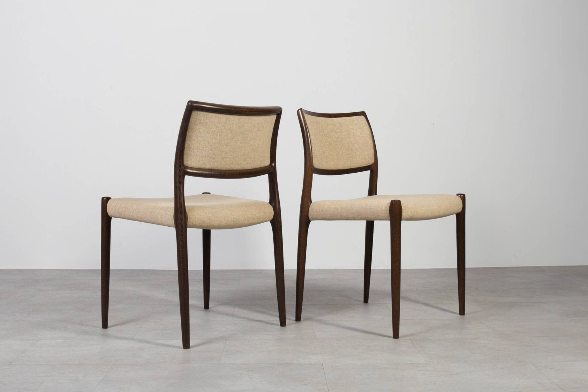 Set of 6 Model 80 Dining Chairs by Niels Otto Møller for JL Møllers Møbel