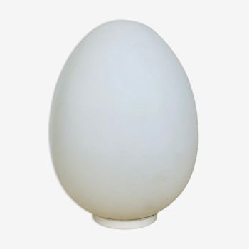 Lampe œuf Domec verre blanc années 70