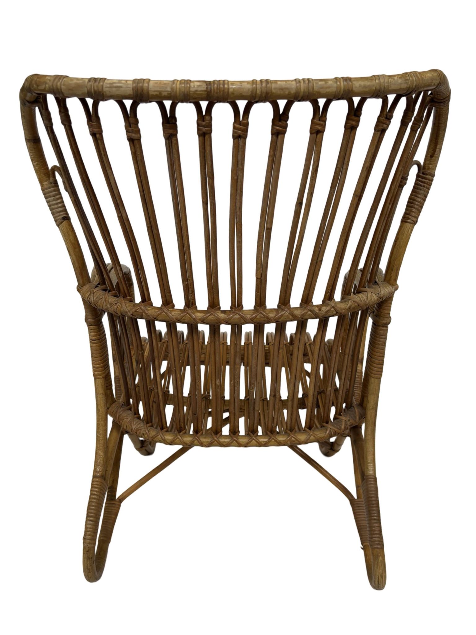 Set of two Belse 8 model Rattan chairs by Dirk van Sliedregt Rohe Noordwolde 1960