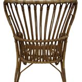 Ensemble de deux chaises en rotin modèle Belse 8 par Dirk van Sliedregt Rohe Noordwolde 1960