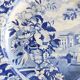 Five 19th century Calais earthenware plates with a romantic gallant couple decor