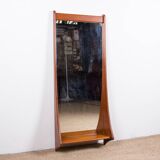 Large Danish Teak wall mirror by Pedersen and Hansen 1960.