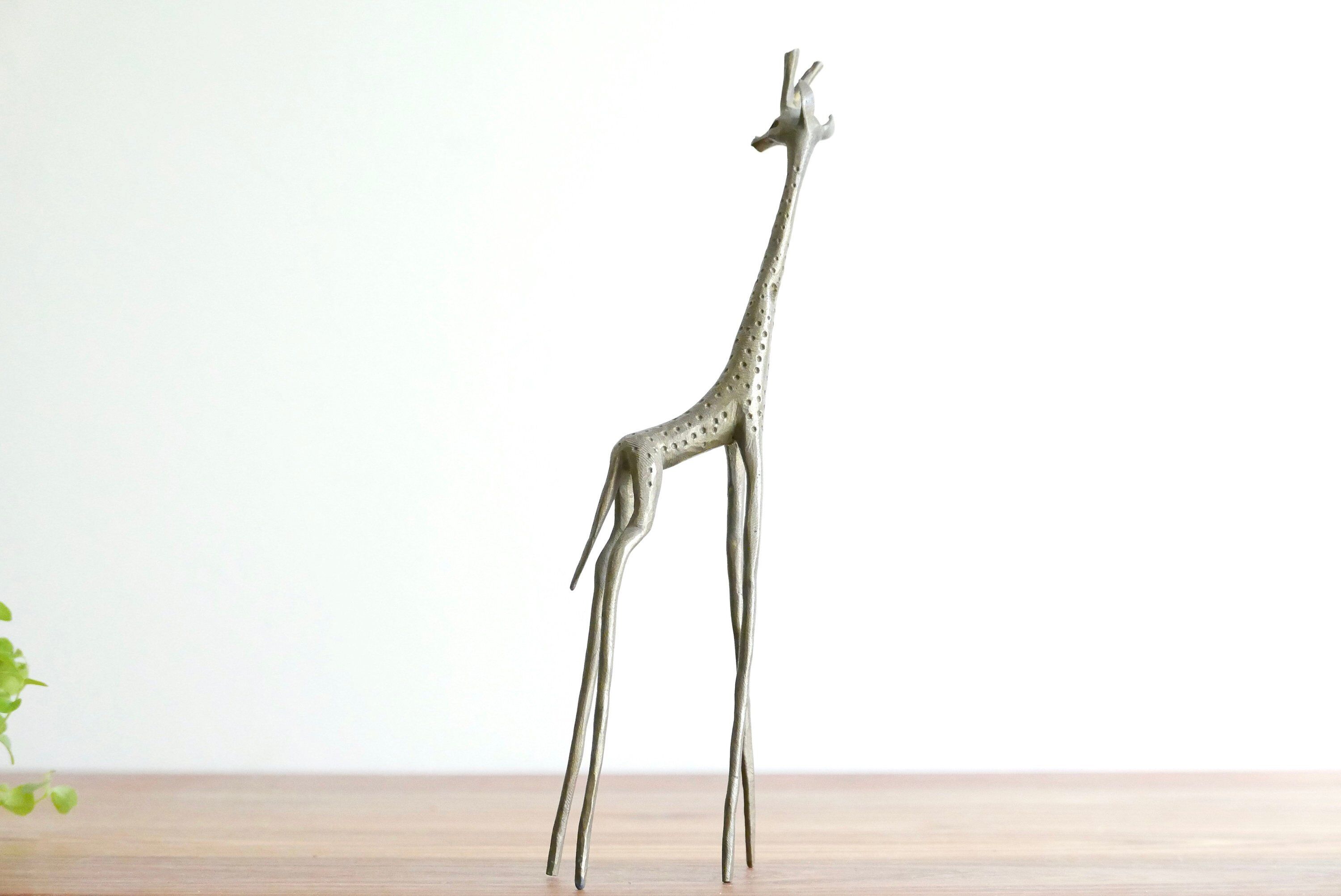 Brass girafe, years 50