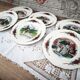 Set of 6 dessert plates Sarreguemines model Obernai