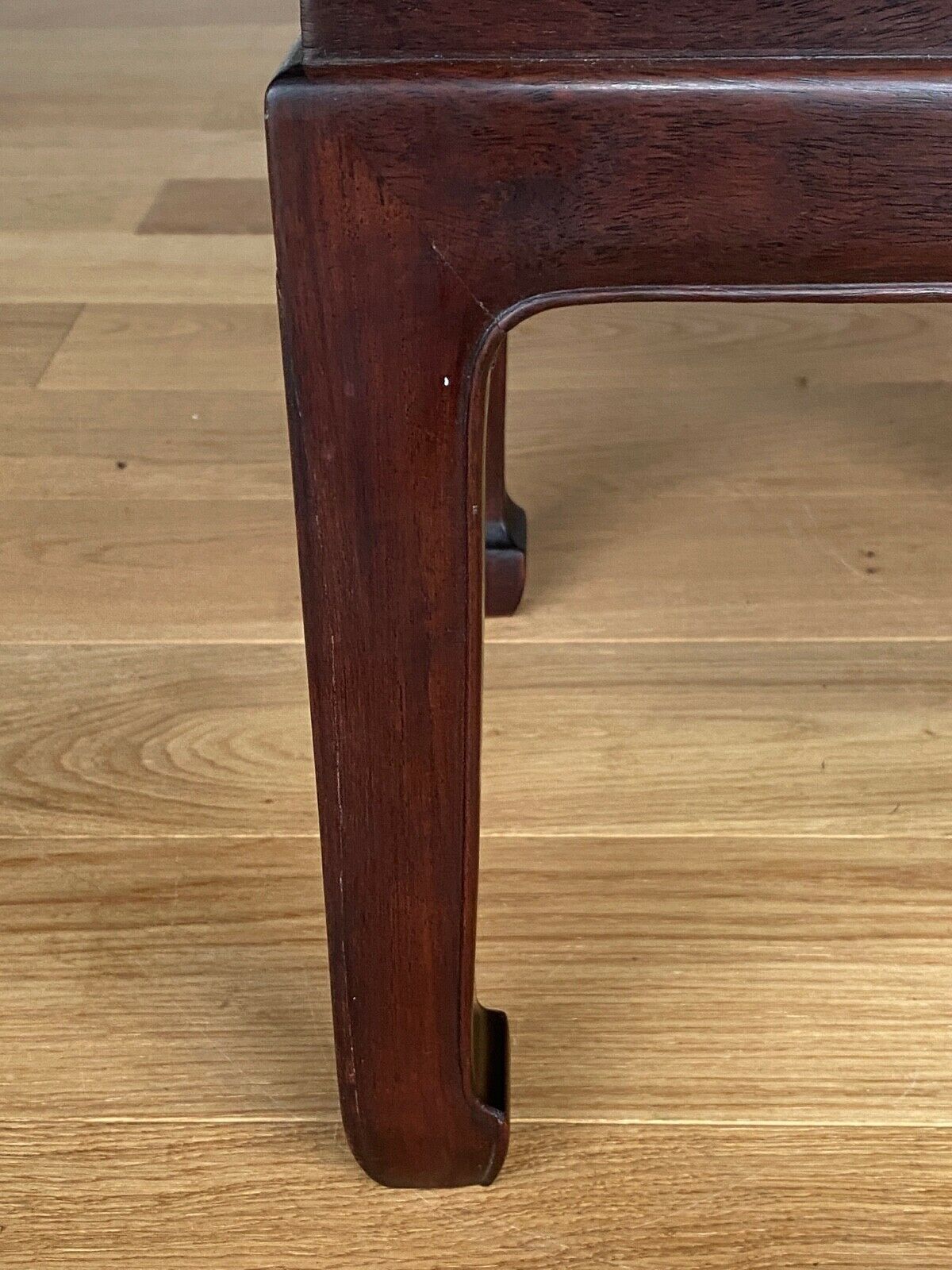 Tabouret table chine 1960 bois de fer belle patine