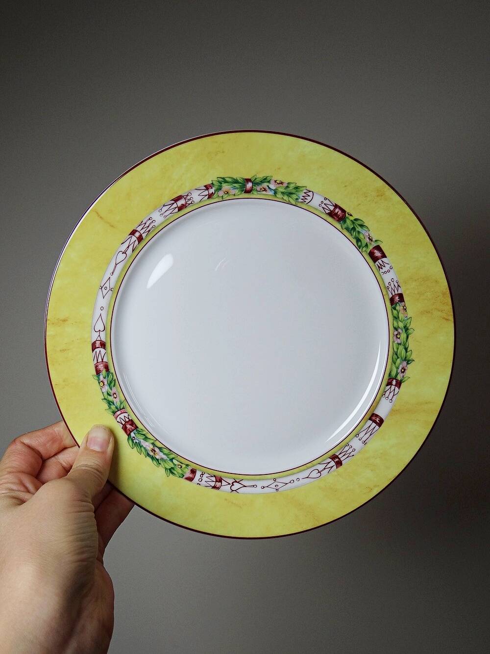 6 dessert plates Jean-Louis Coquet Limoges Terre de Sienne vintage