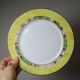 6 dessert plates Jean-Louis Coquet Limoges Terre de Sienne vintage