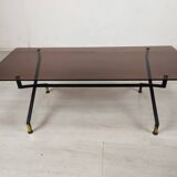 Table basse vintage verre