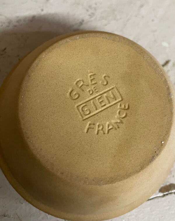 Lot vaisselle Gien grès vintage France 14 pièces bols assiettes saladi