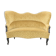 Vintage Rococo-Style Sofa — Elegant Curved Salon Silhouette — W 160 cm (63.
