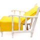 Fauteuil vintage en cuir, 1950