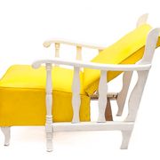 Fauteuil vintage en cuir, 1950