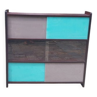 Glass-fronted bookcase