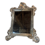 Silver Table Mirror on a Wooden Core, Venice, Circa 1750