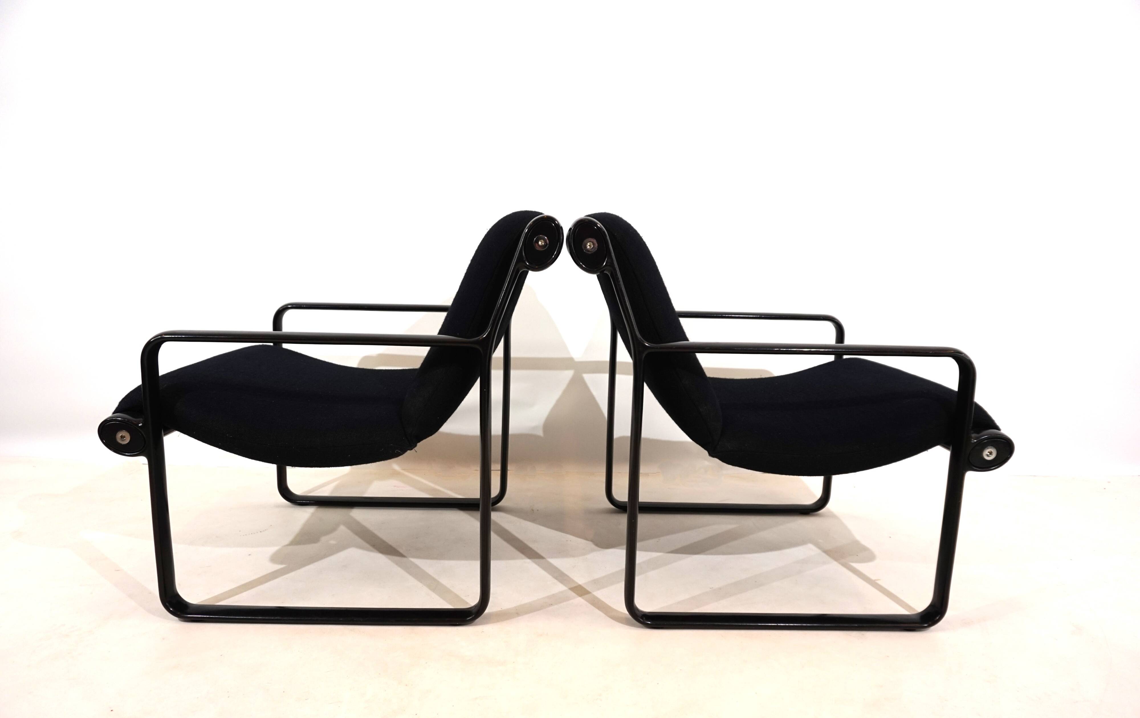 Lot de 2 fauteuils lounge Knoll Sling par Hannah&Morrison