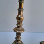 Pair of bronze torches 17th