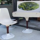 Dressing table, chair, 2 design bedside tables